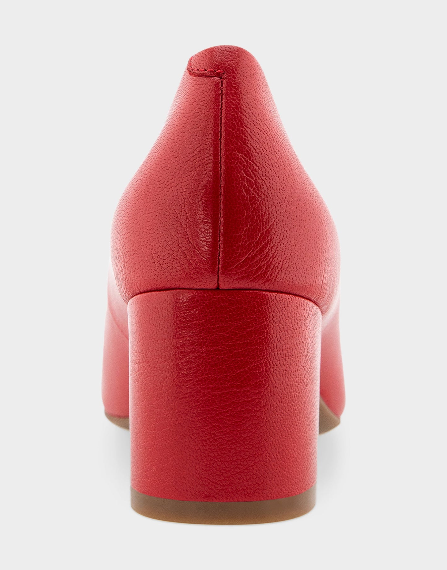 Aerosoles Ebel Racing Red Leather Mid Heel Pump