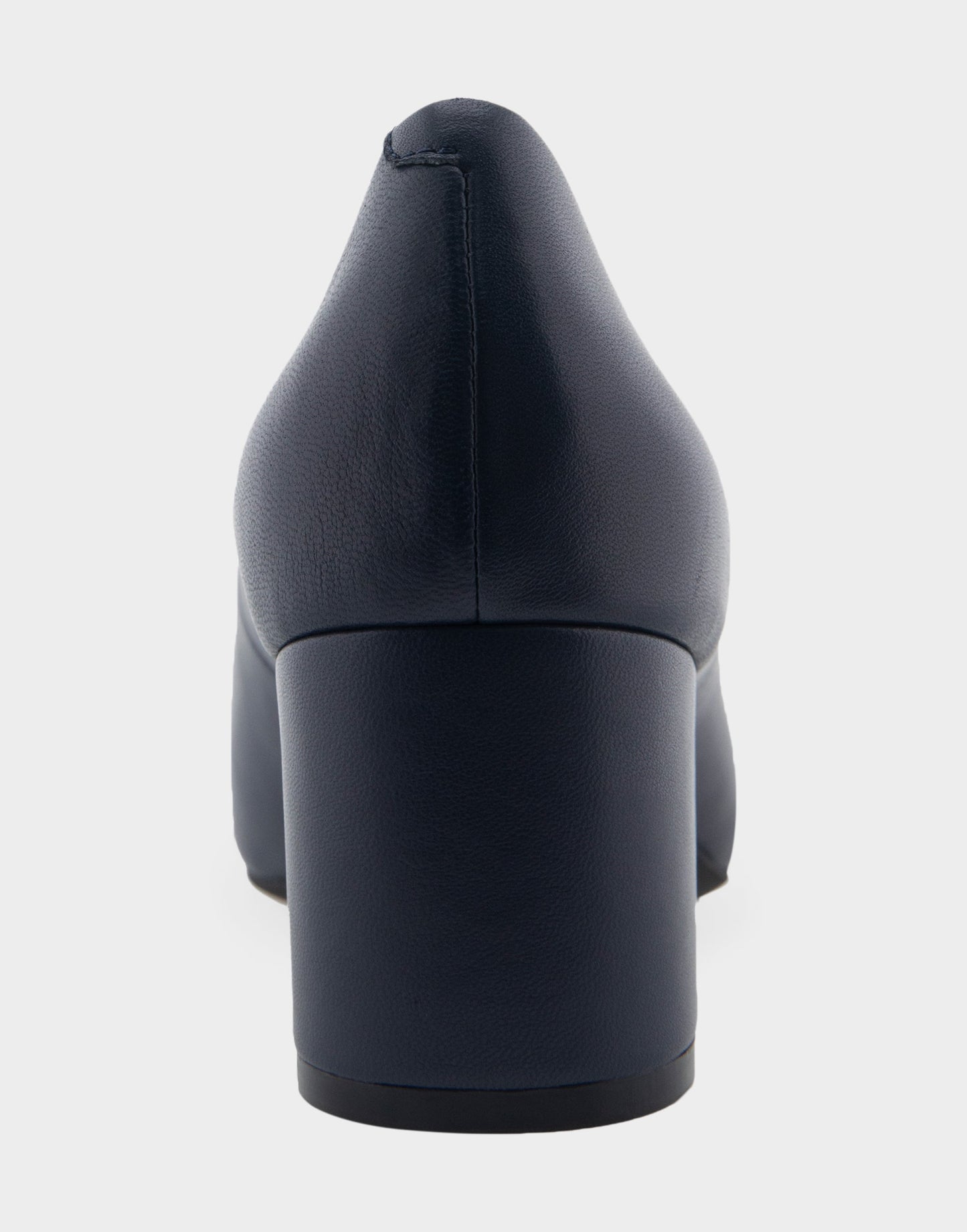 Aerosoles Ebel Navy Genuine Leather Mid Heel Pump