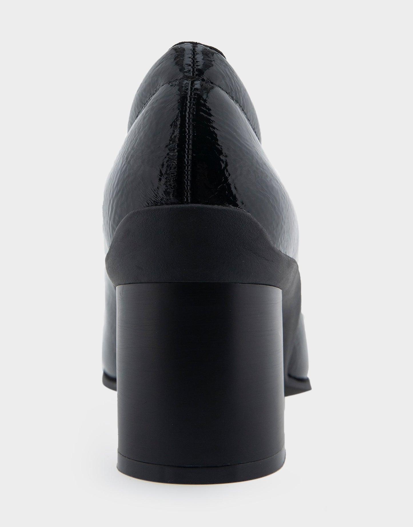 Aerosoles Casta Black Patent Faux Leather Mid Heel Pump