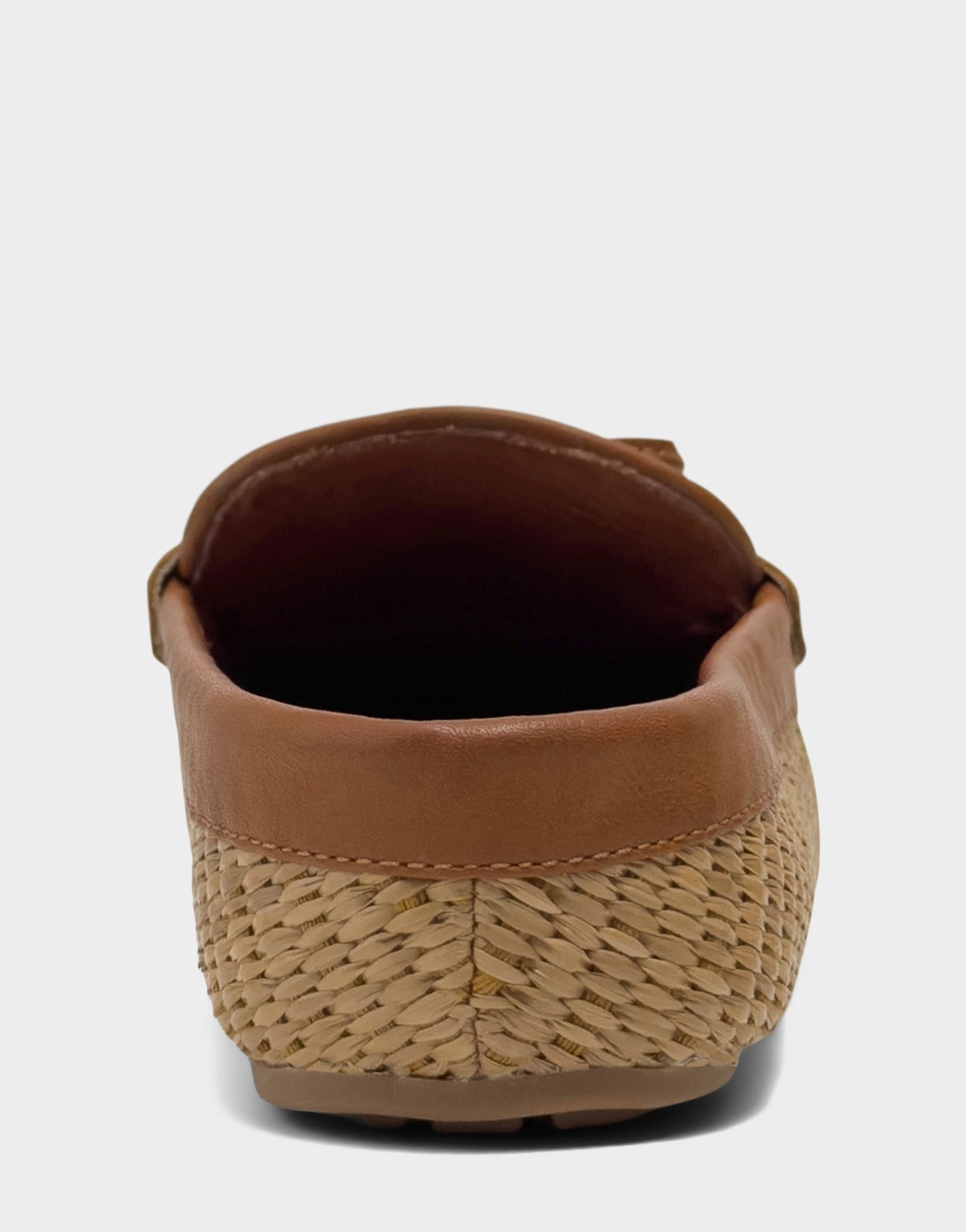 Aerosoles Women's Mule in Tan Basket Raffia