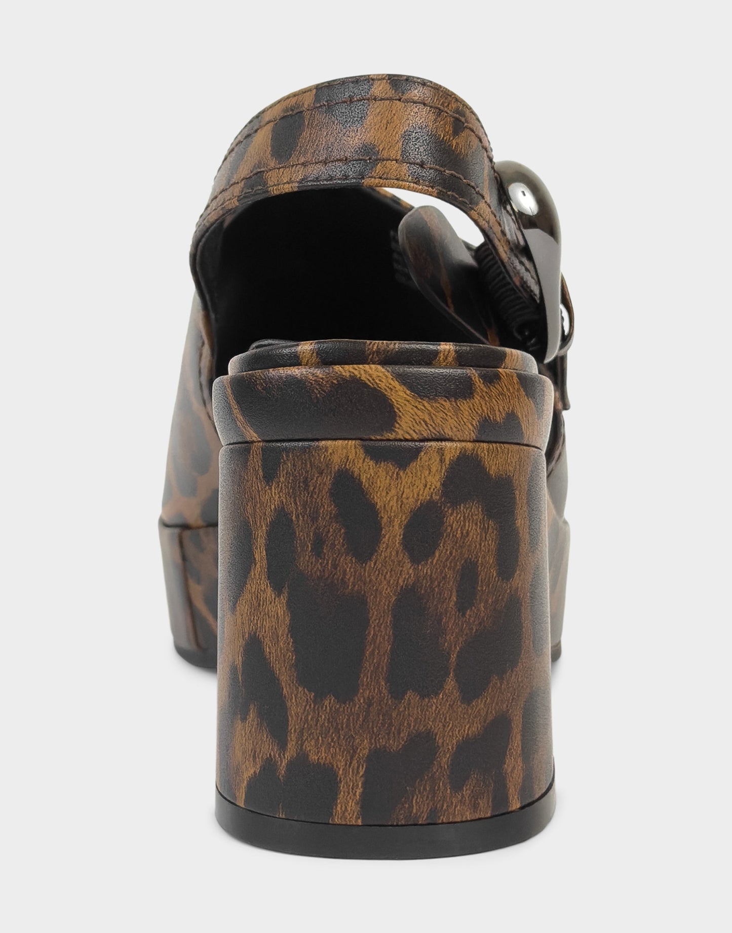 Aerosoles Women's Platform Sandal in Leopard Print Faux Leather