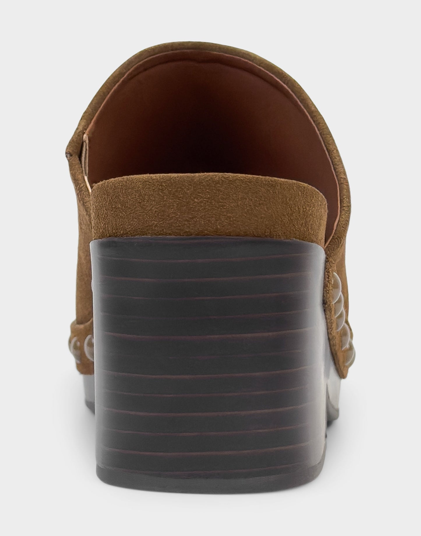 Aerosoles Comfortable Women's Clog In Brown Suede