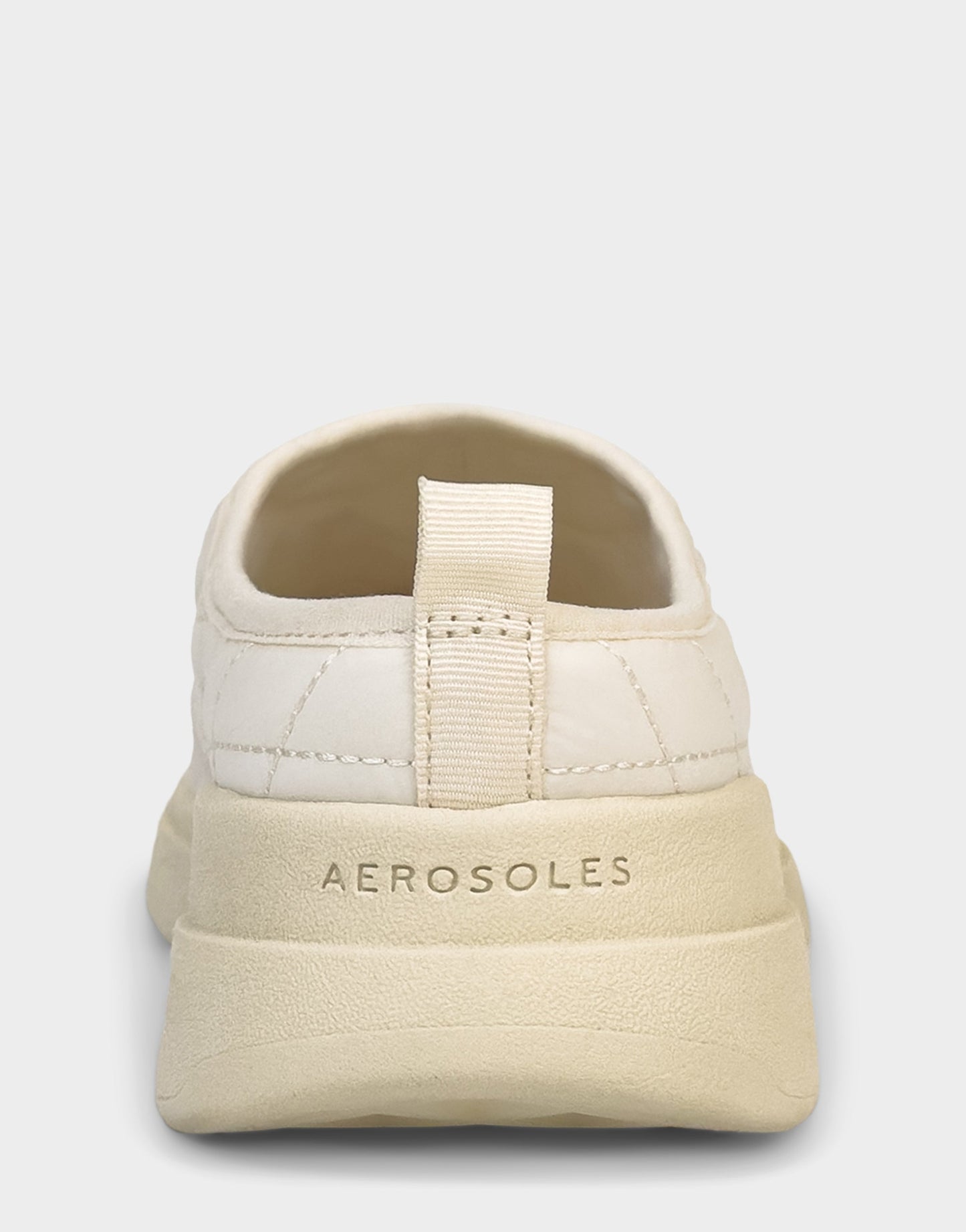 Aerosoles Comfortable Women's Mule Sneaker In Off White Fabric