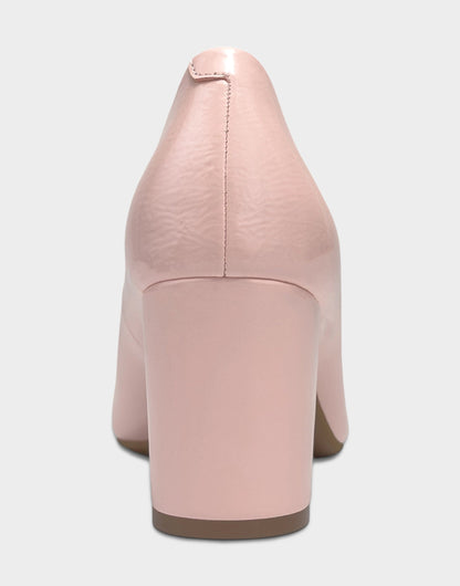 Aerosoles Women's Dress Pump in Pale Pink Faux Crinkle Patent