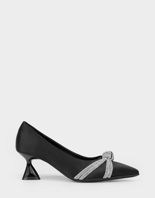 Aerosoles Women's Pump in Black Satin