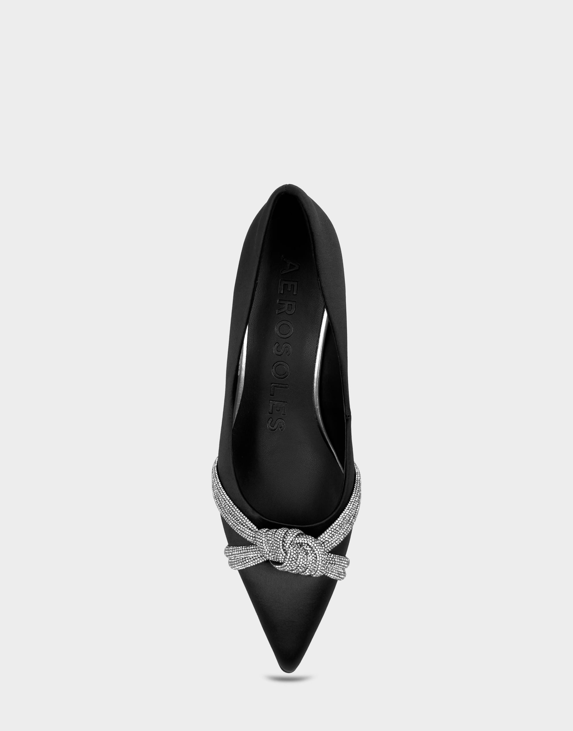 Aerosoles Women's Pump in Black Satin