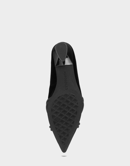 Aerosoles Women's Pump in Black Velvet