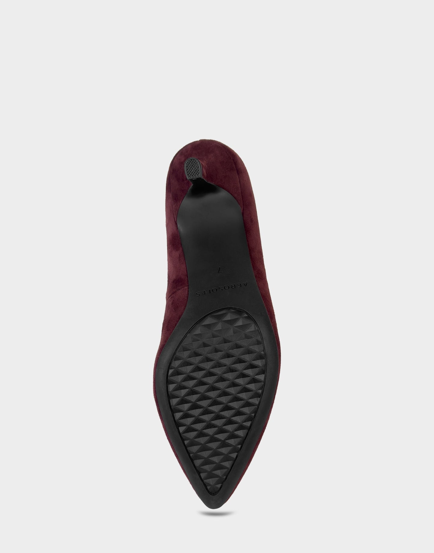 Aerosoles Women's Kitten Heel Pump in Fig Suede