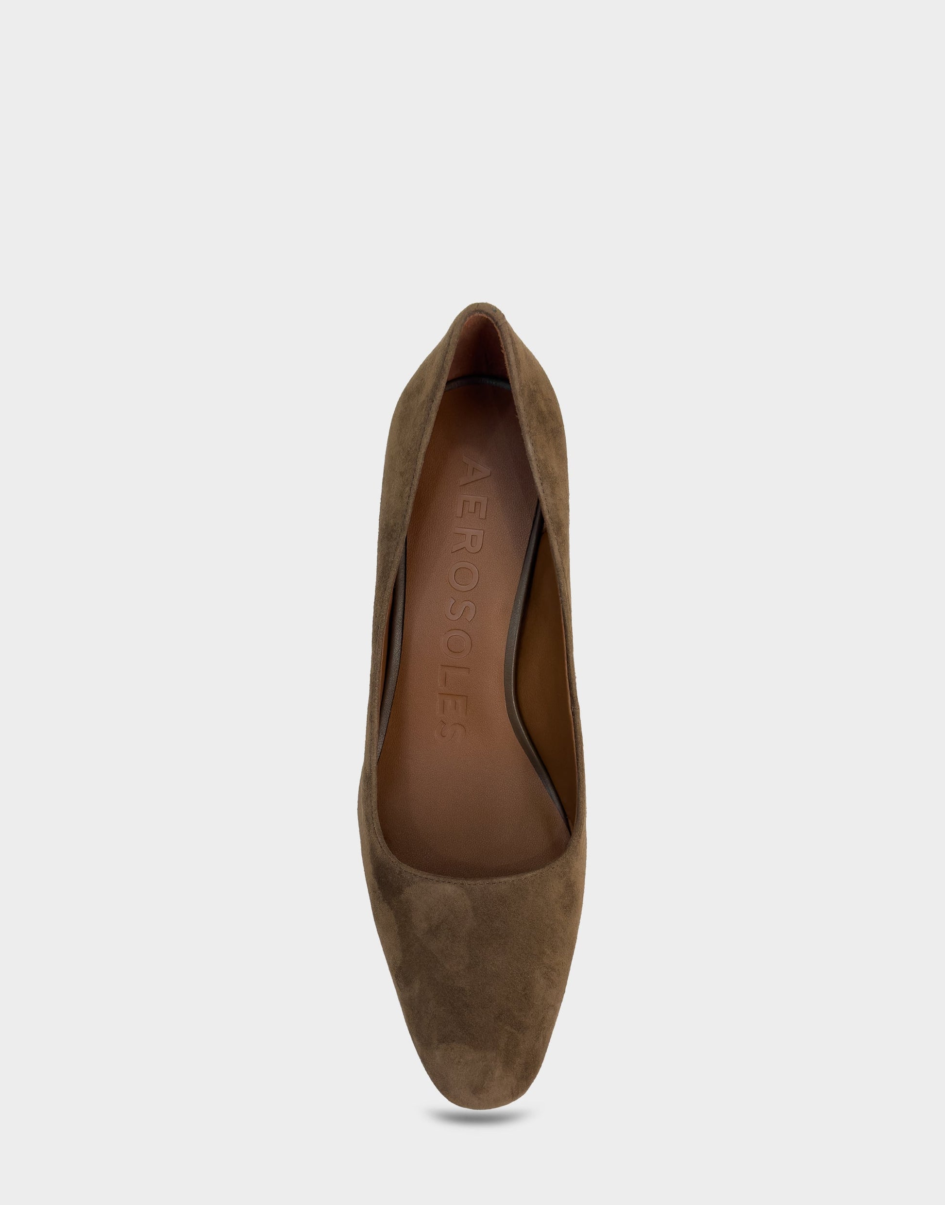 Aerosoles Women's Pump in Mocha Suede