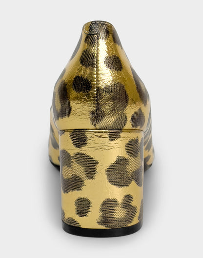 Aerosoles Women's Pump in Metallic Leopard