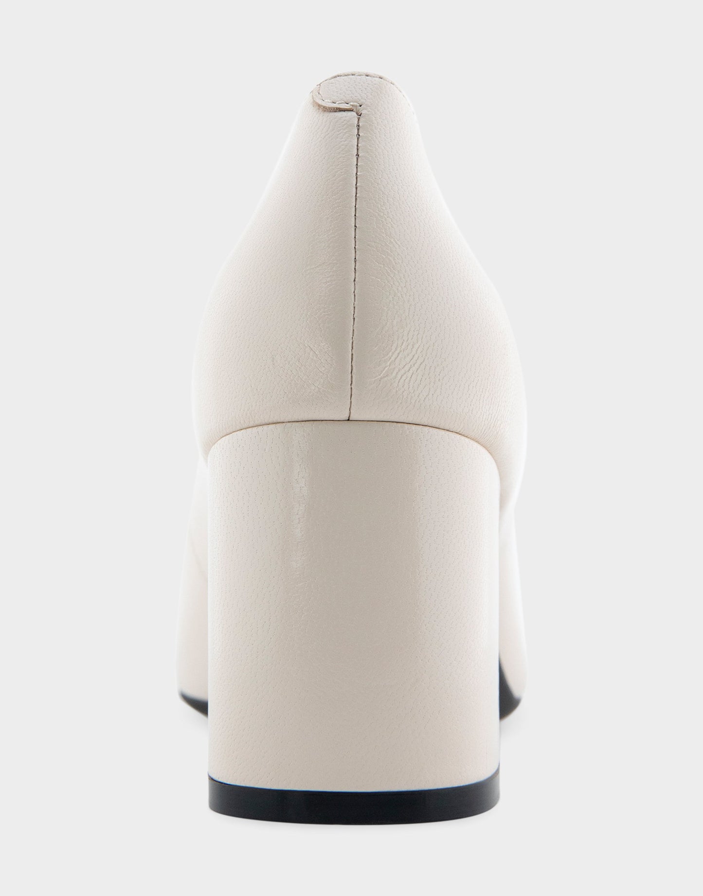 Aerosoles Minetta Eggnog Leather Mid-Heel Pump