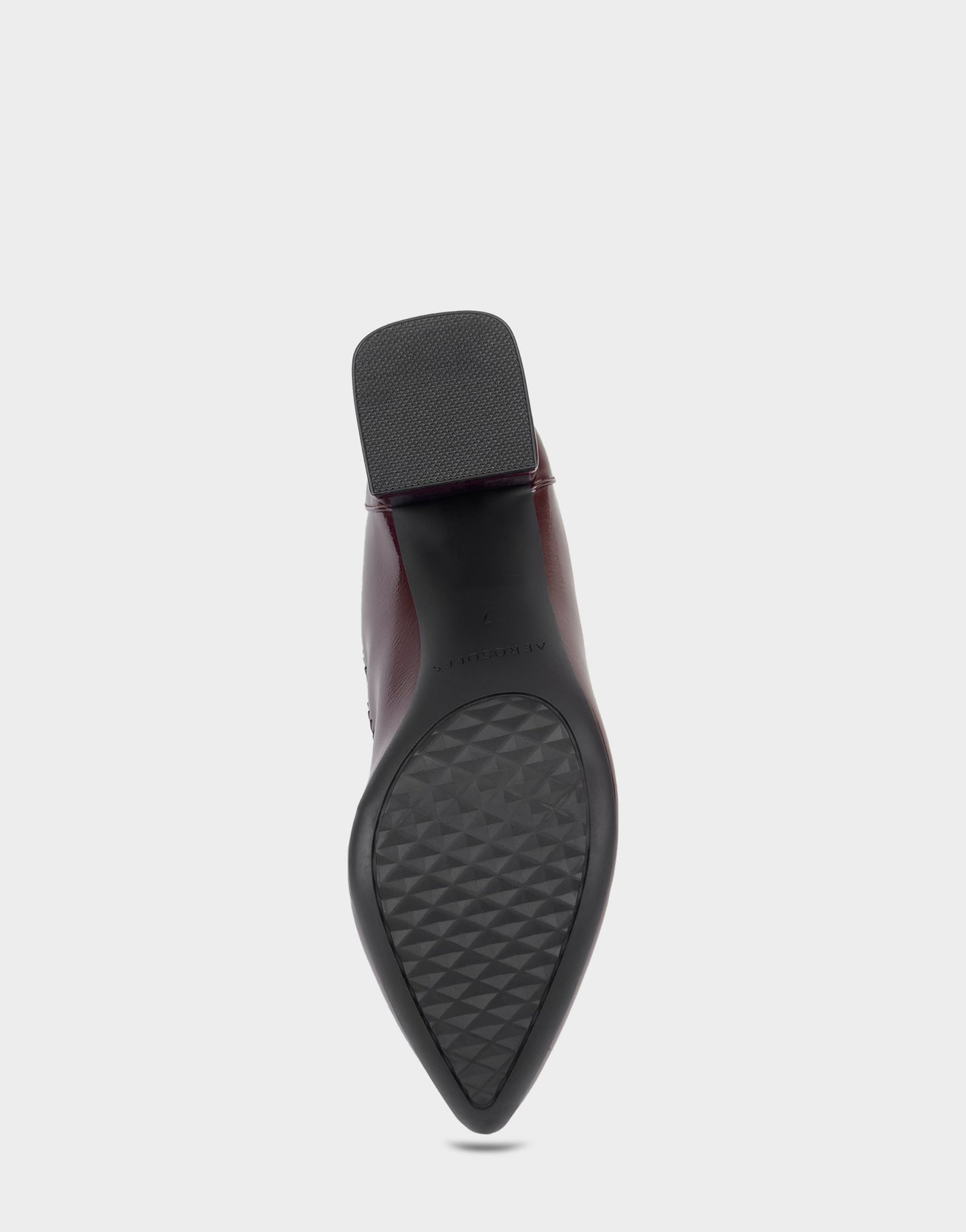 Aerosoles Women's Pump in Merlot Stretch Crinkle Patent