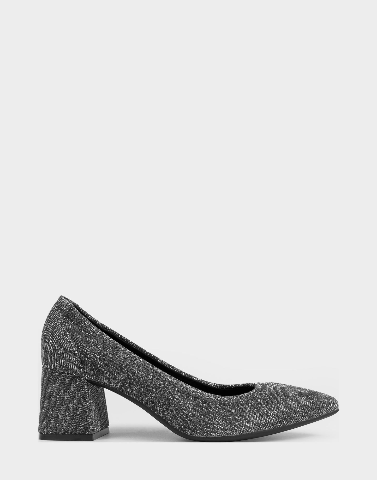Aerosoles Women's Pump in Gunmetal Stretch Lame