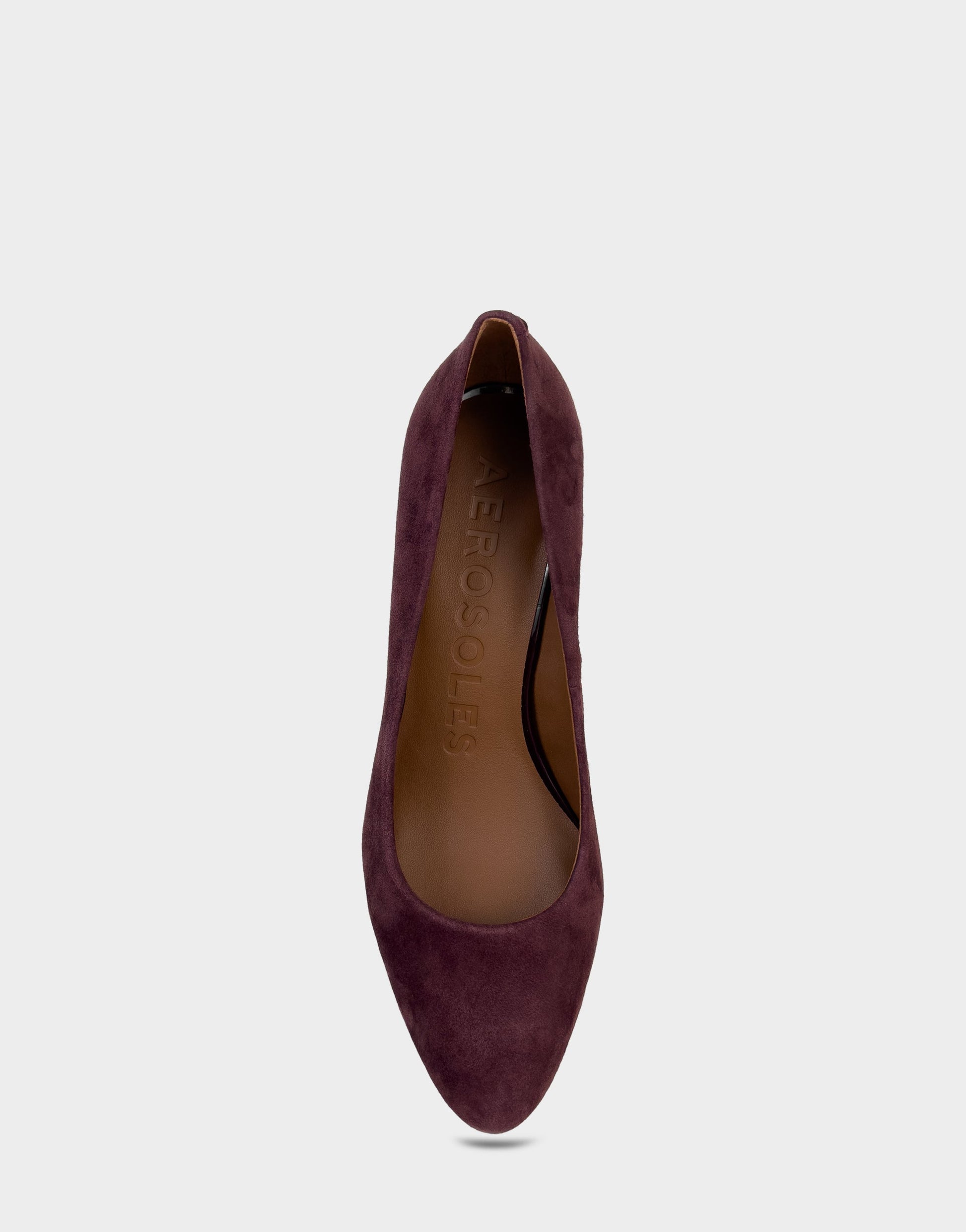 Aerosoles Women's Pump in Fig Suede