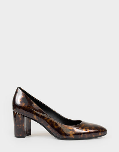 Aerosoles Women's Pump in Tortoise Patent