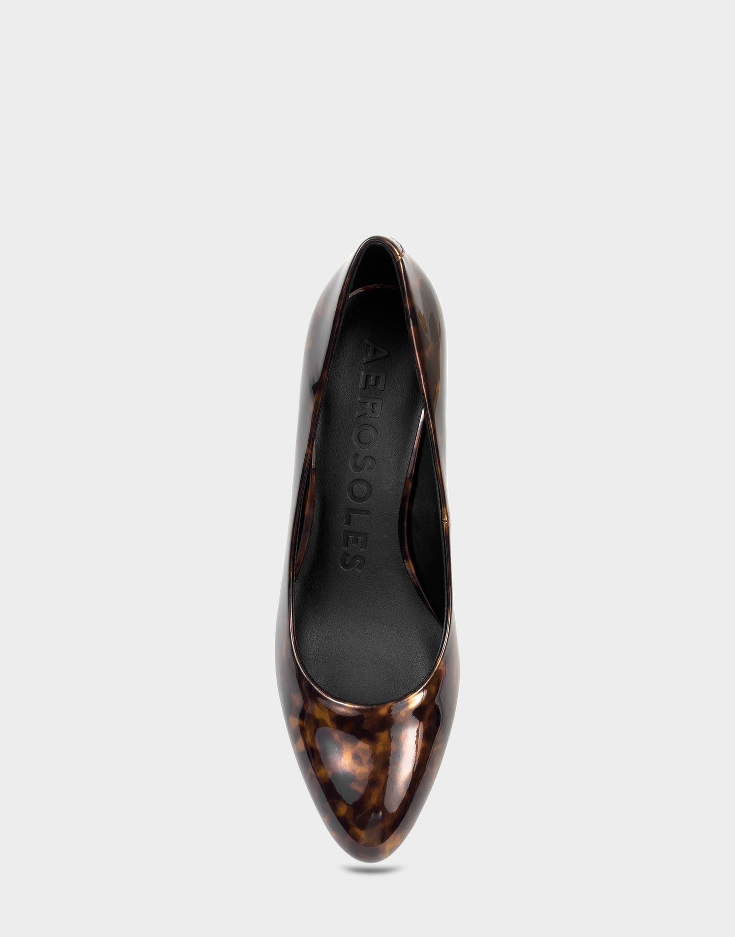 Aerosoles Women's Pump in Tortoise Patent