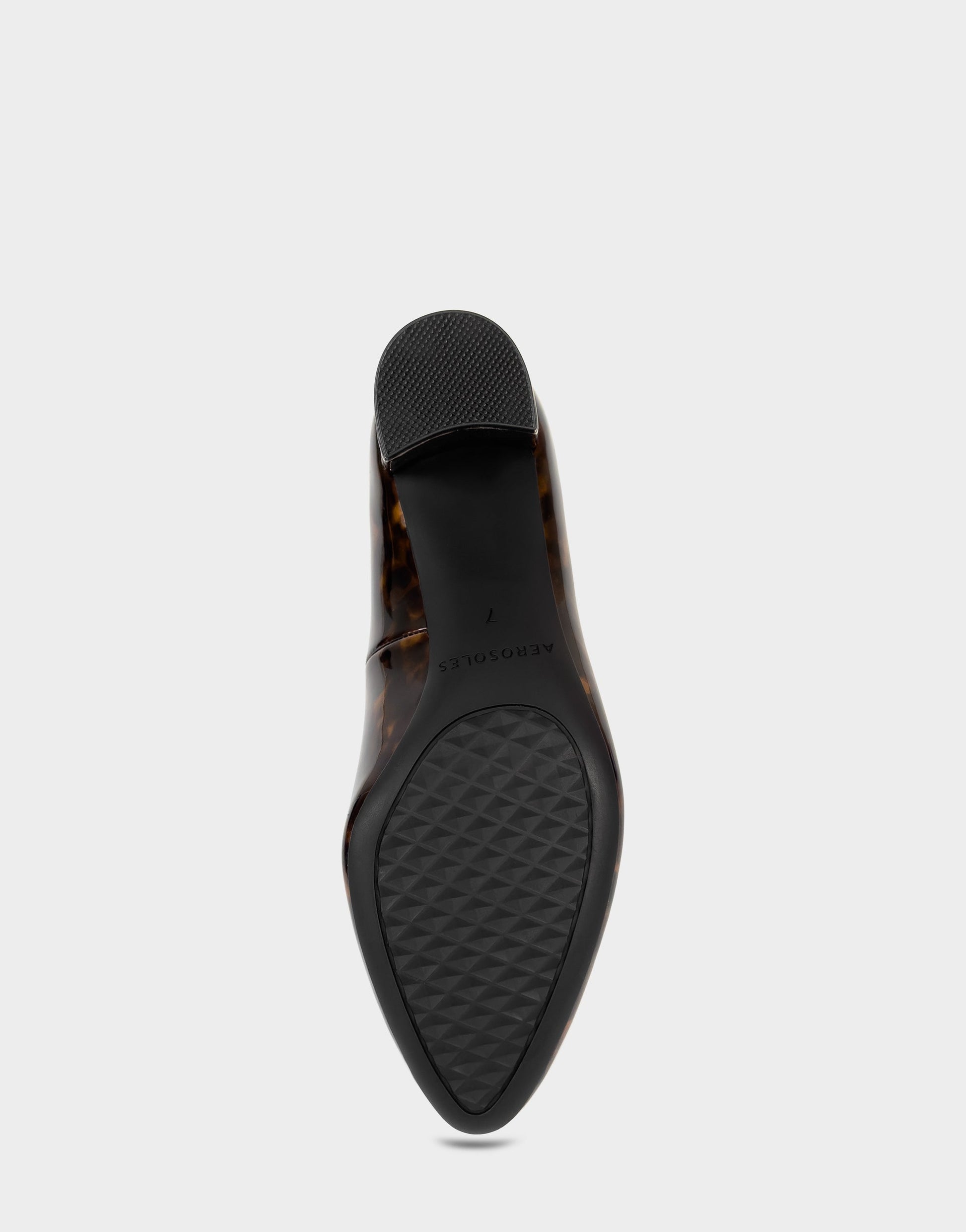 Aerosoles Women's Pump in Tortoise Patent
