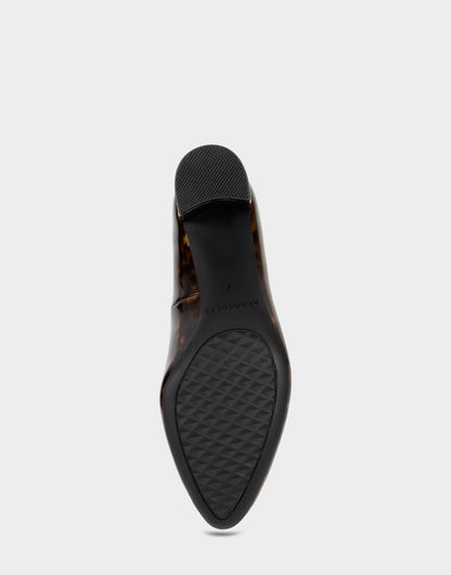 Aerosoles Women's Pump in Tortoise Patent