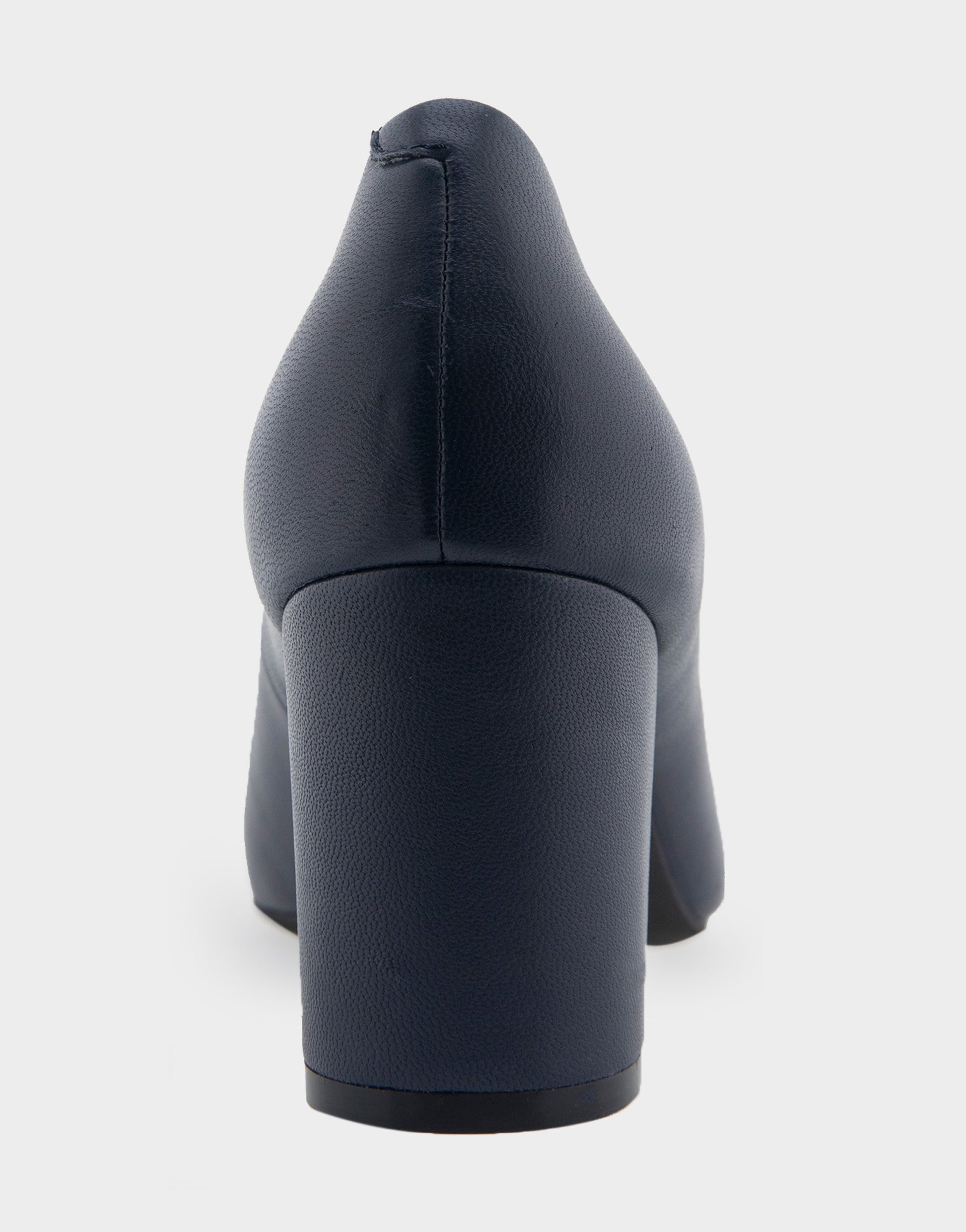Aerosoles Betsy Navy Genuine Leather Mid Heel Pump
