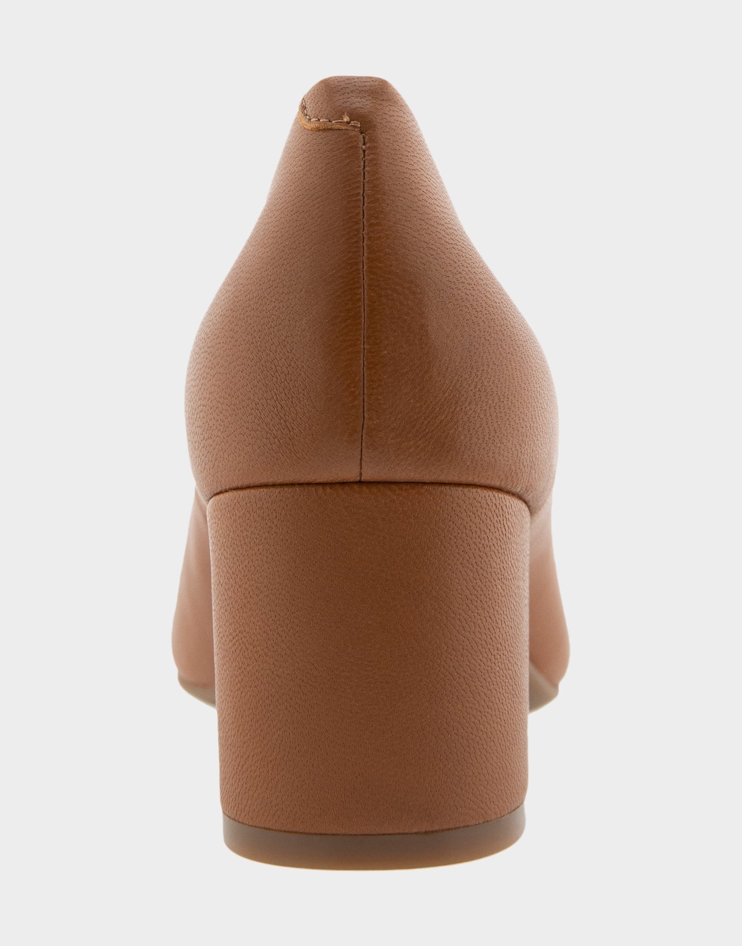 Aerosoles Ebel Tan Genuine Leather Mid Heel Pump