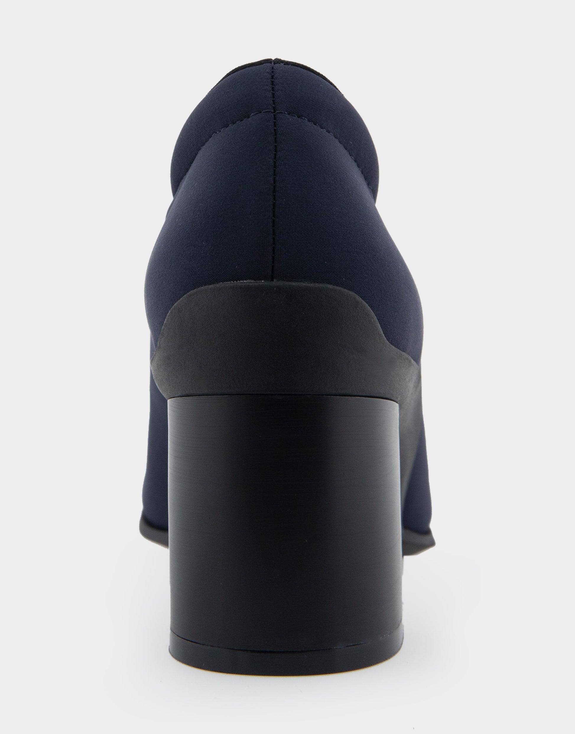 Aerosoles Casta Navy Stretch Gabardine Fabric Mid Heel Pump