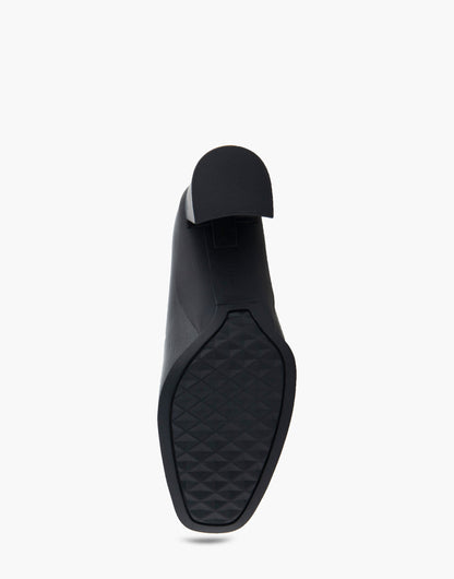 Aerosoles Casta Black Patent Faux Leather Mid Heel Pump