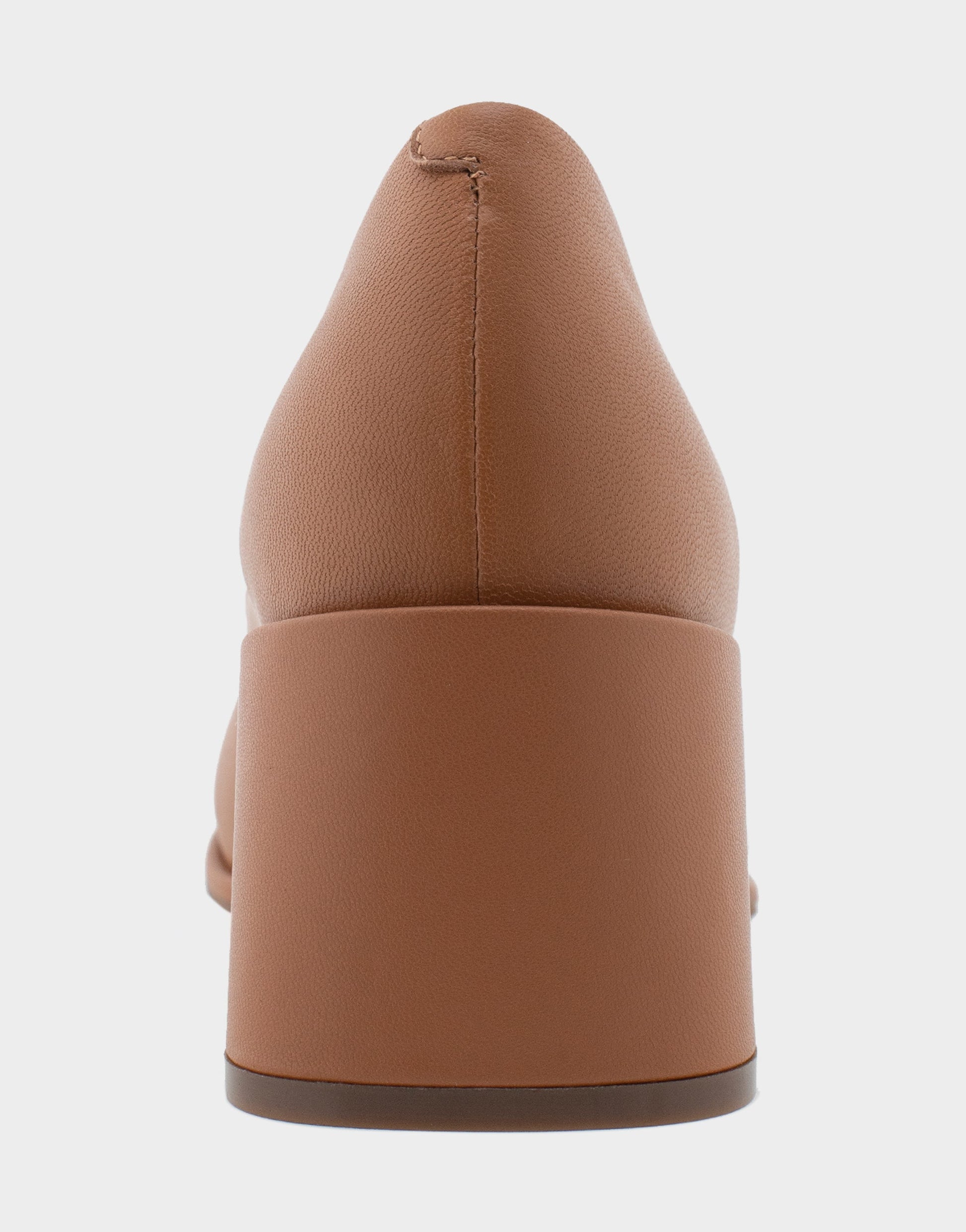 Aerosoles Alae Tan Genuine Leather Mid Heel Pump