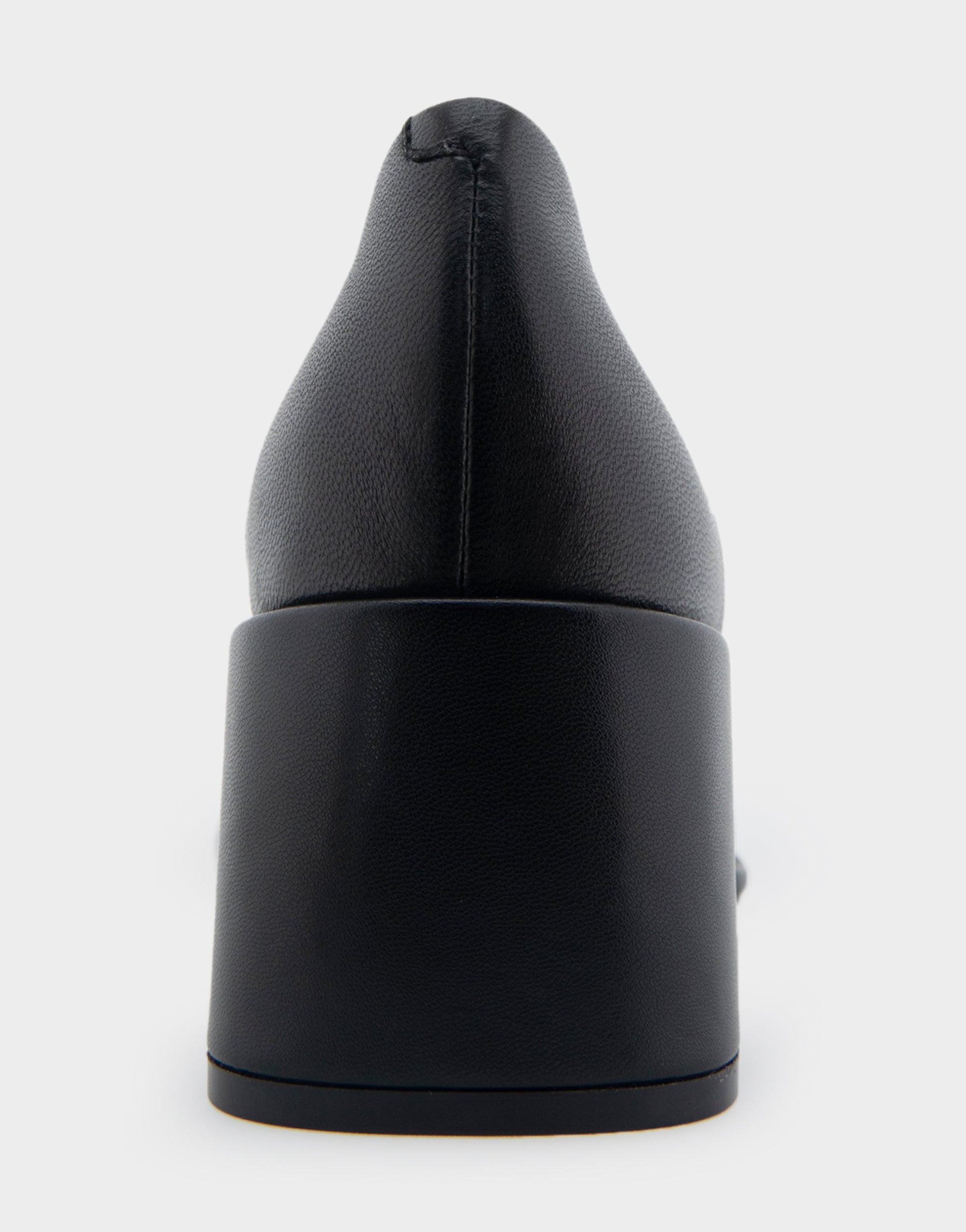 Aerosoles Alae Black Genuine Leather Mid Heel Pump