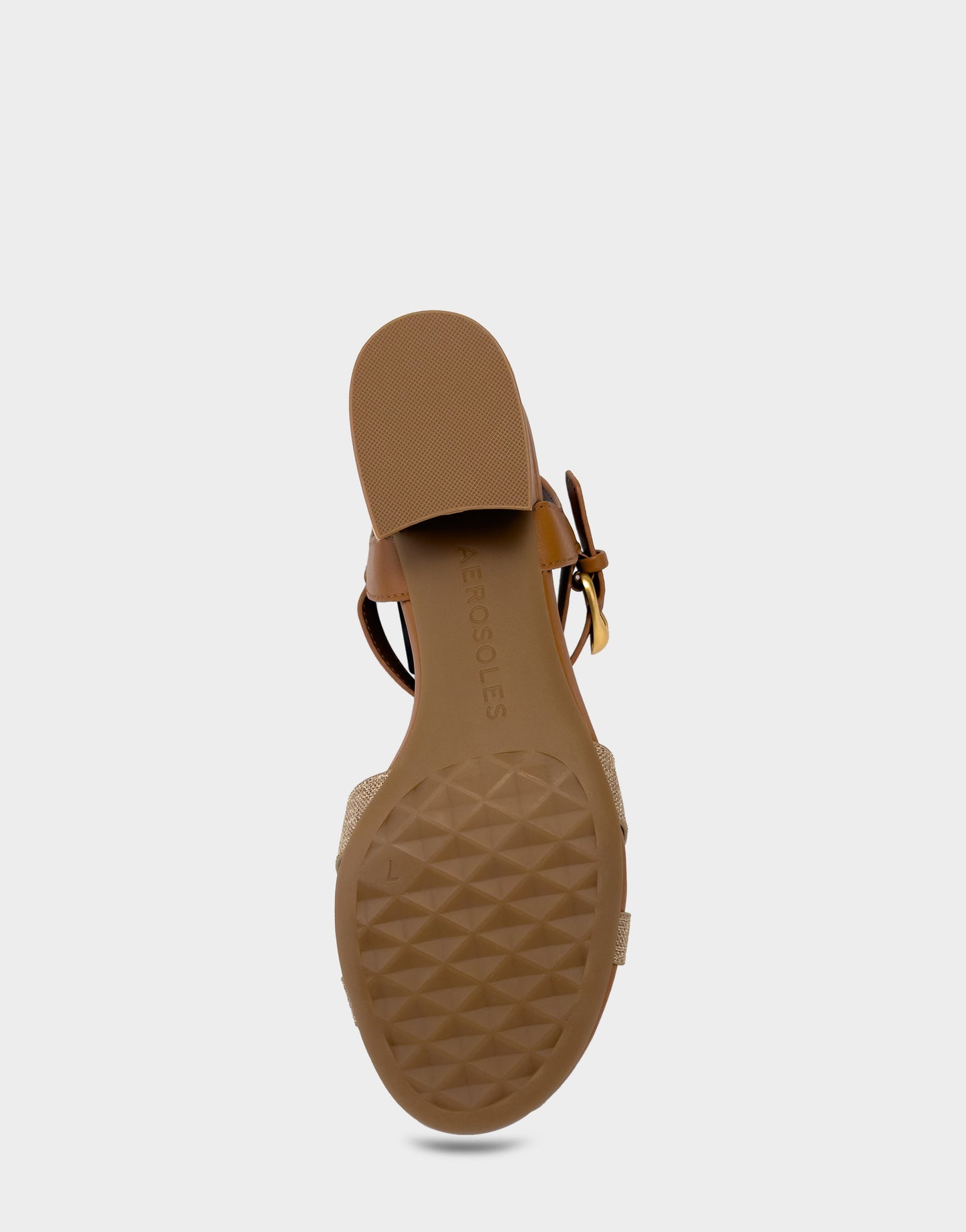 Aerosoles Women's Low Heeled Sandal in Natural Linen