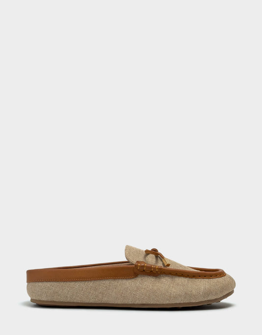 Aerosoles Women's Mule in Natural Linen