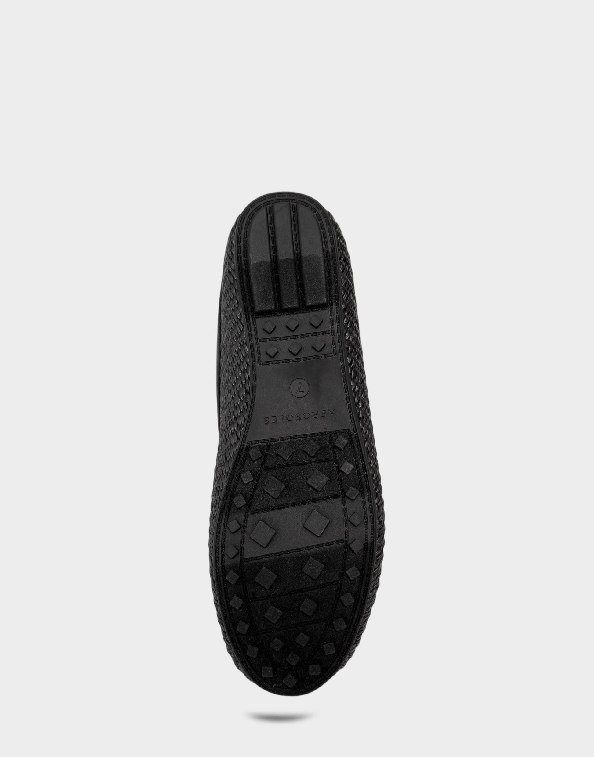 Aerosoles Women's Mule in Black Basket Raffia