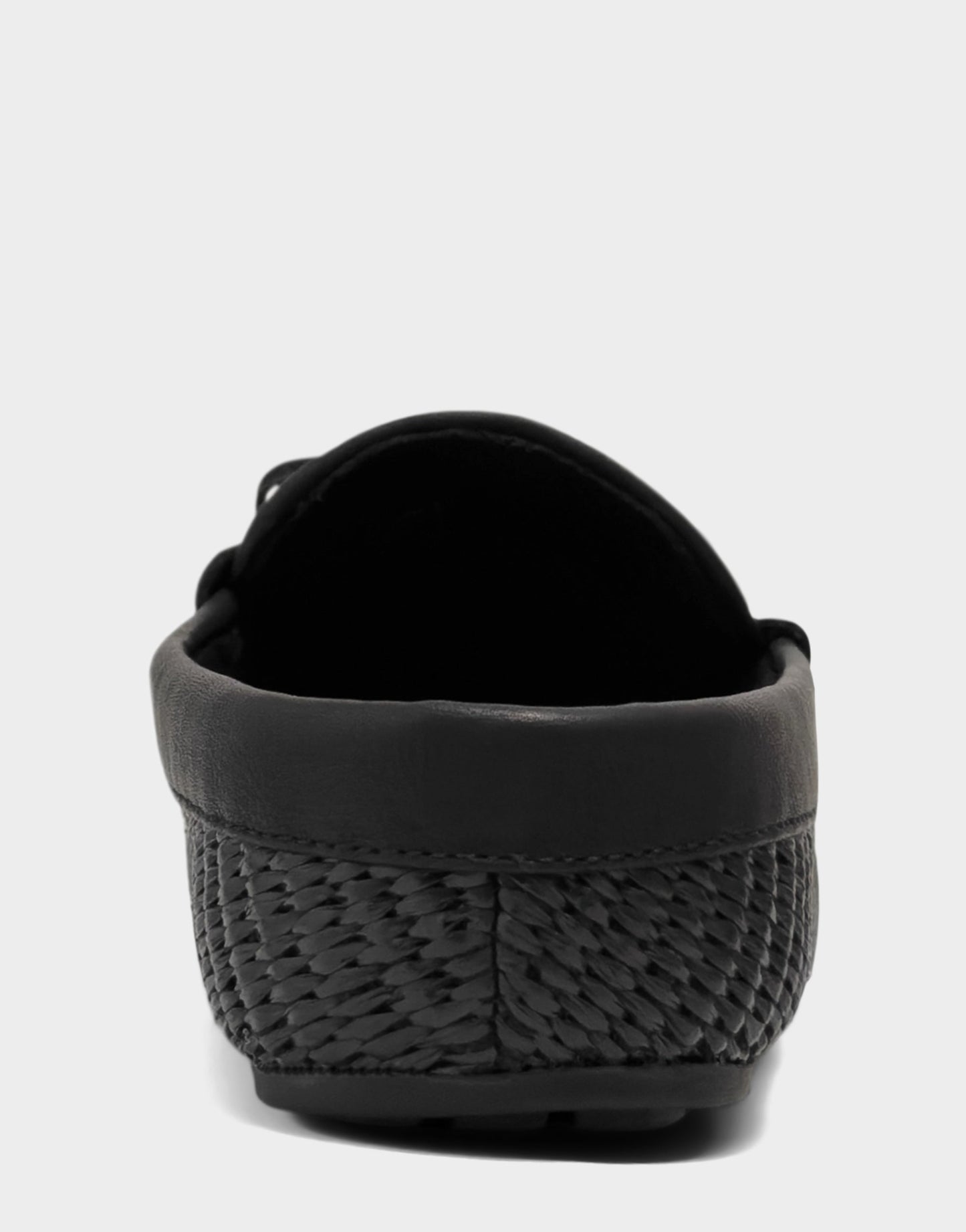 Aerosoles Women's Mule in Black Basket Raffia