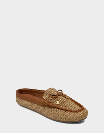 Aerosoles Women's Mule in Tan Basket Raffia