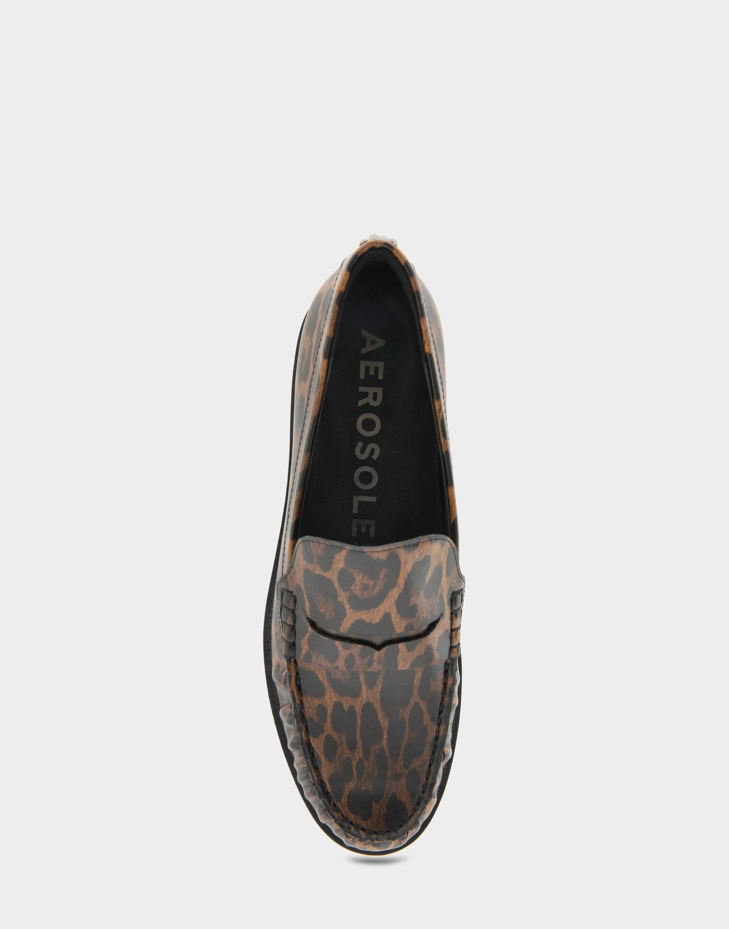 Aerosoles Women's Loafer in Leopard Print Faux Leather
