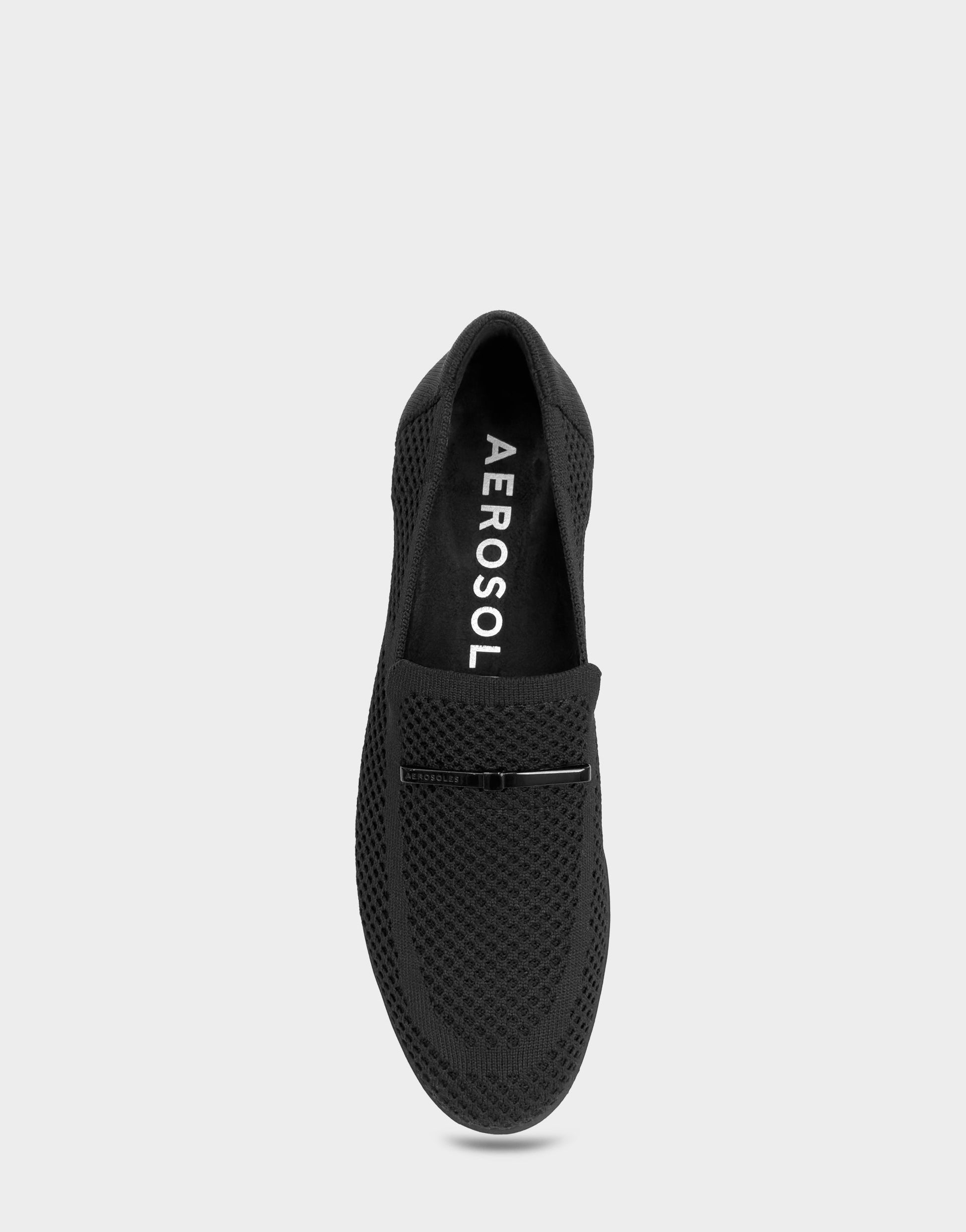 Aerosoles Women's Loafer in Black Knit