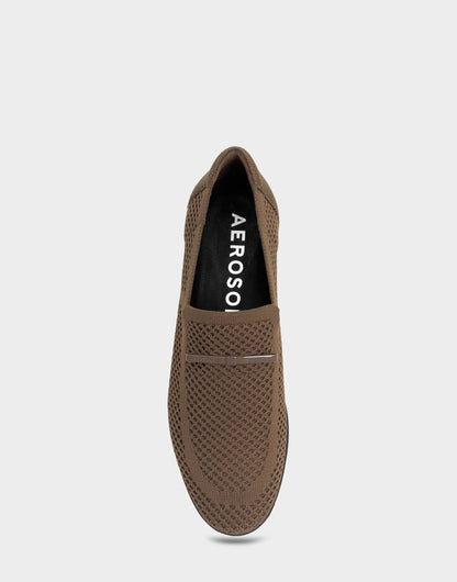 Aerosoles Women's Loafer in Mocha Knit