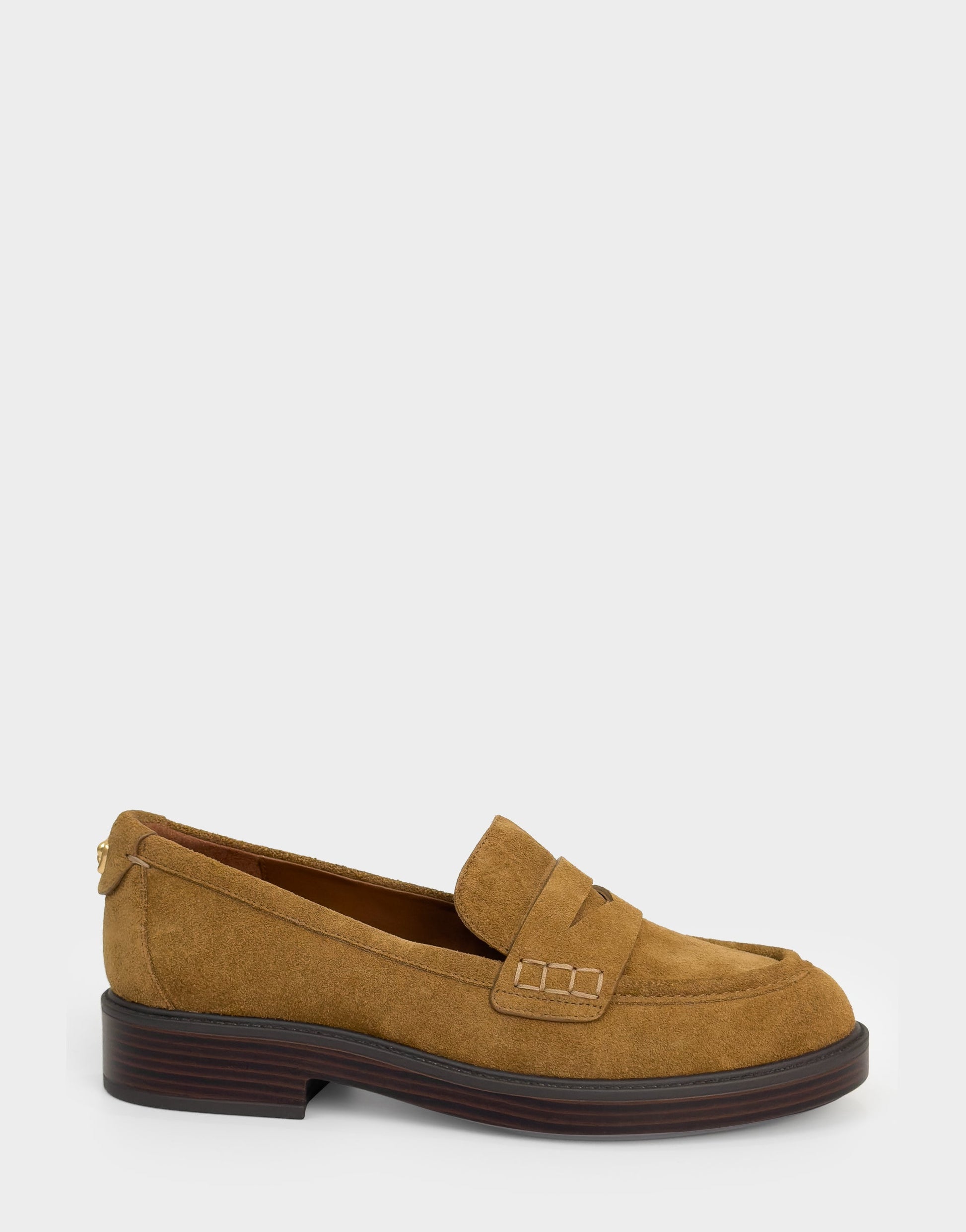 Aerosoles Women's Tailored Loafer in Tobacco Suede