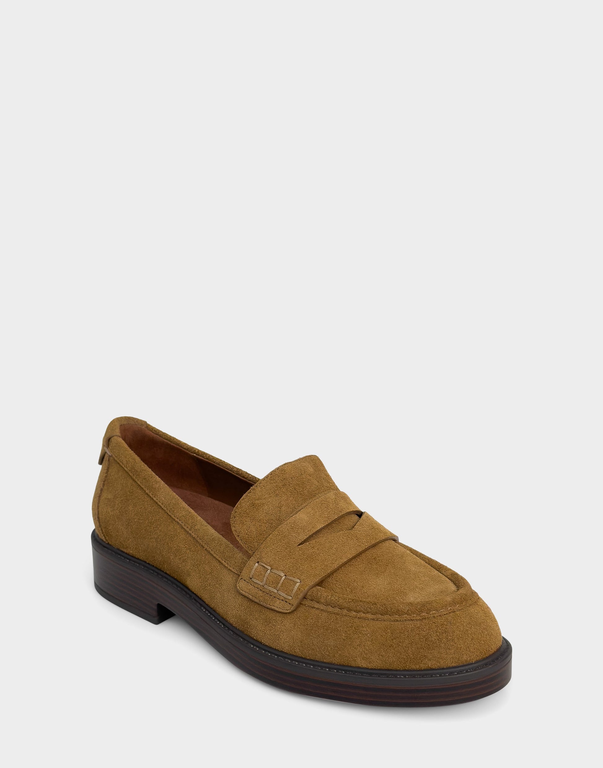 Aerosoles Women's Tailored Loafer in Tobacco Suede