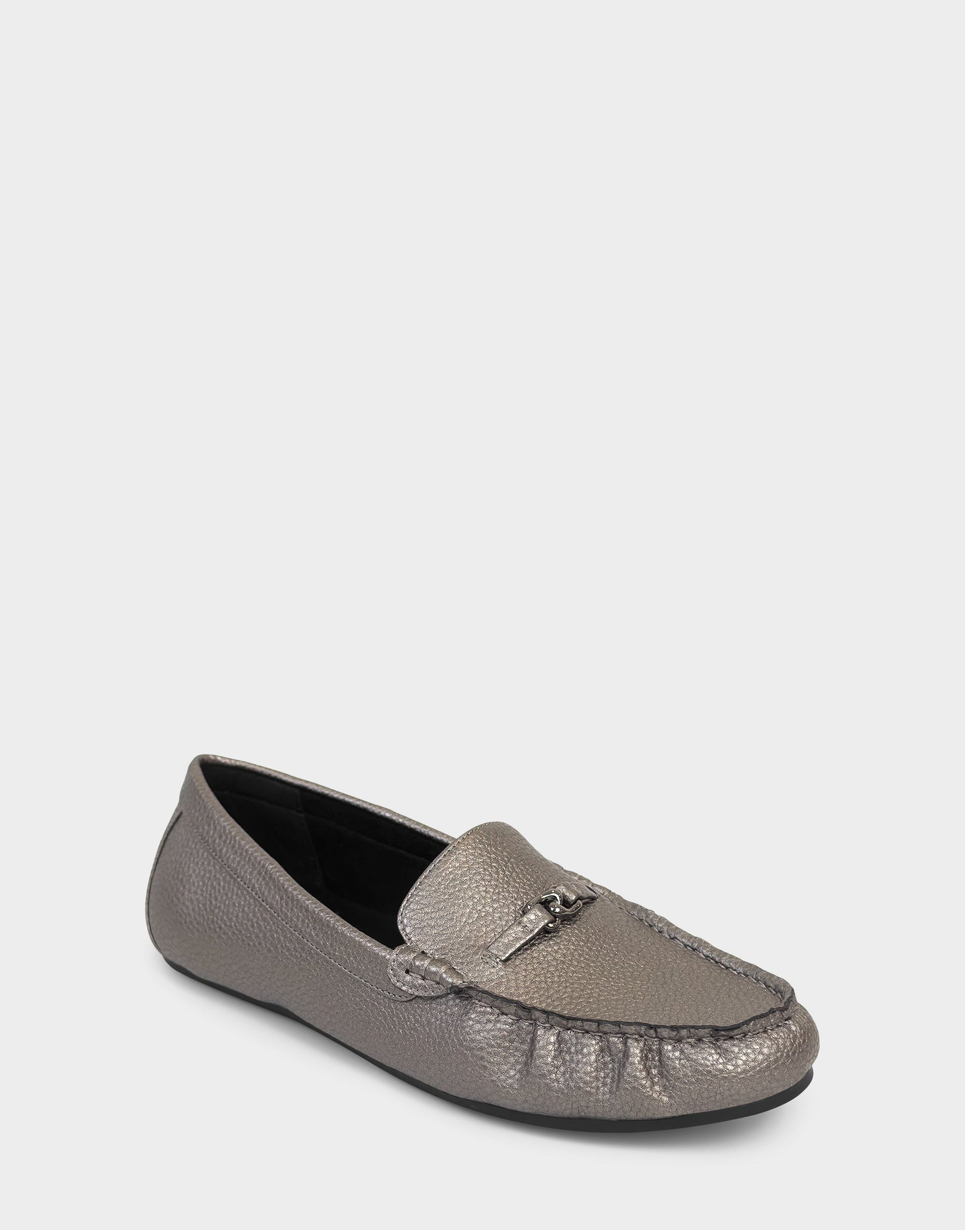 Aerosoles Women's Driver in Gunmetal Faux Leather