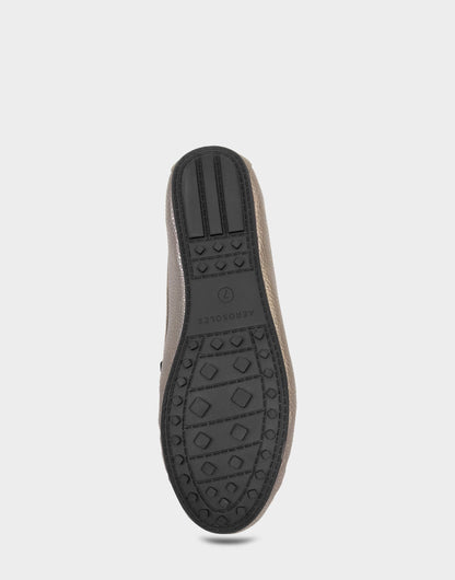 Aerosoles Women's Driver in Gunmetal Faux Leather