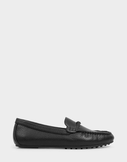 Aerosoles Women's Driver in Black Faux Leather