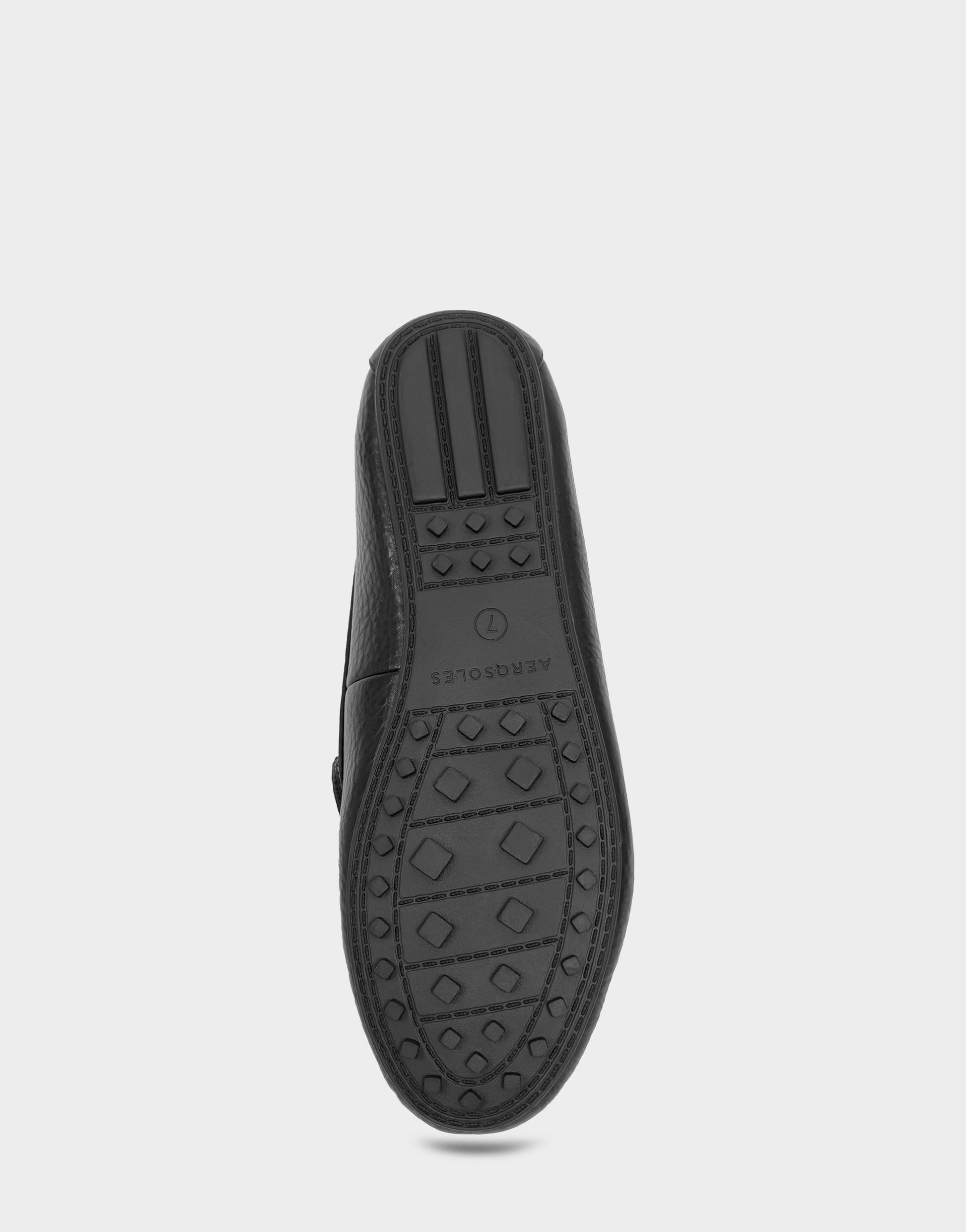 Aerosoles Women's Driver in Black Faux Leather