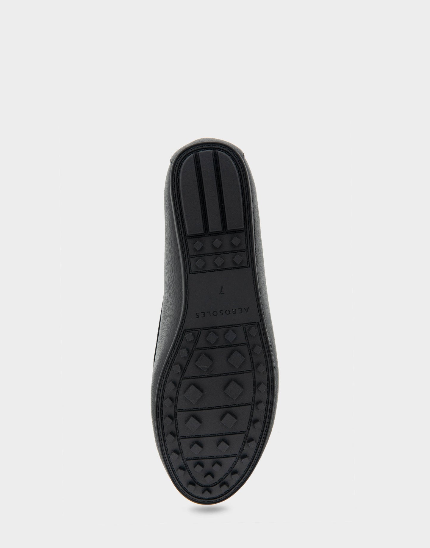 Aerosoles Denver Black Faux Leather Ornamented Loafer