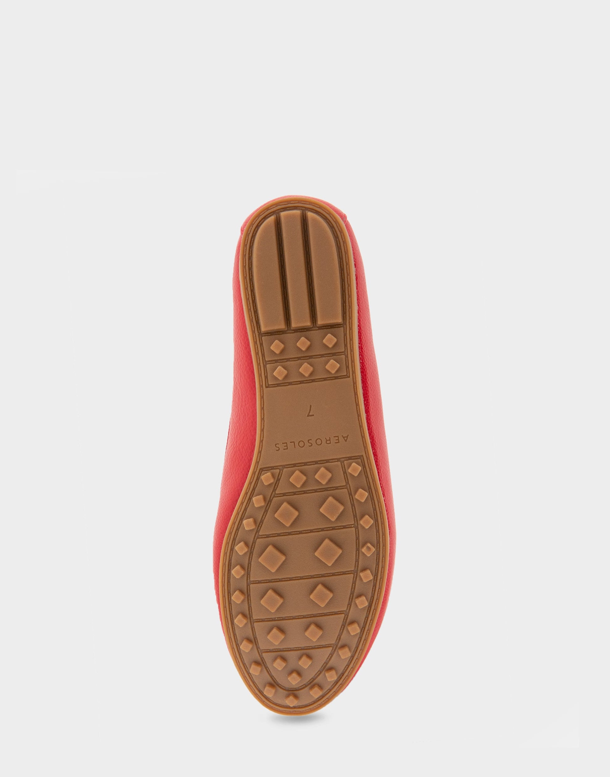Aerosoles Denver Racing Red Faux Leather Ornamented Loafer