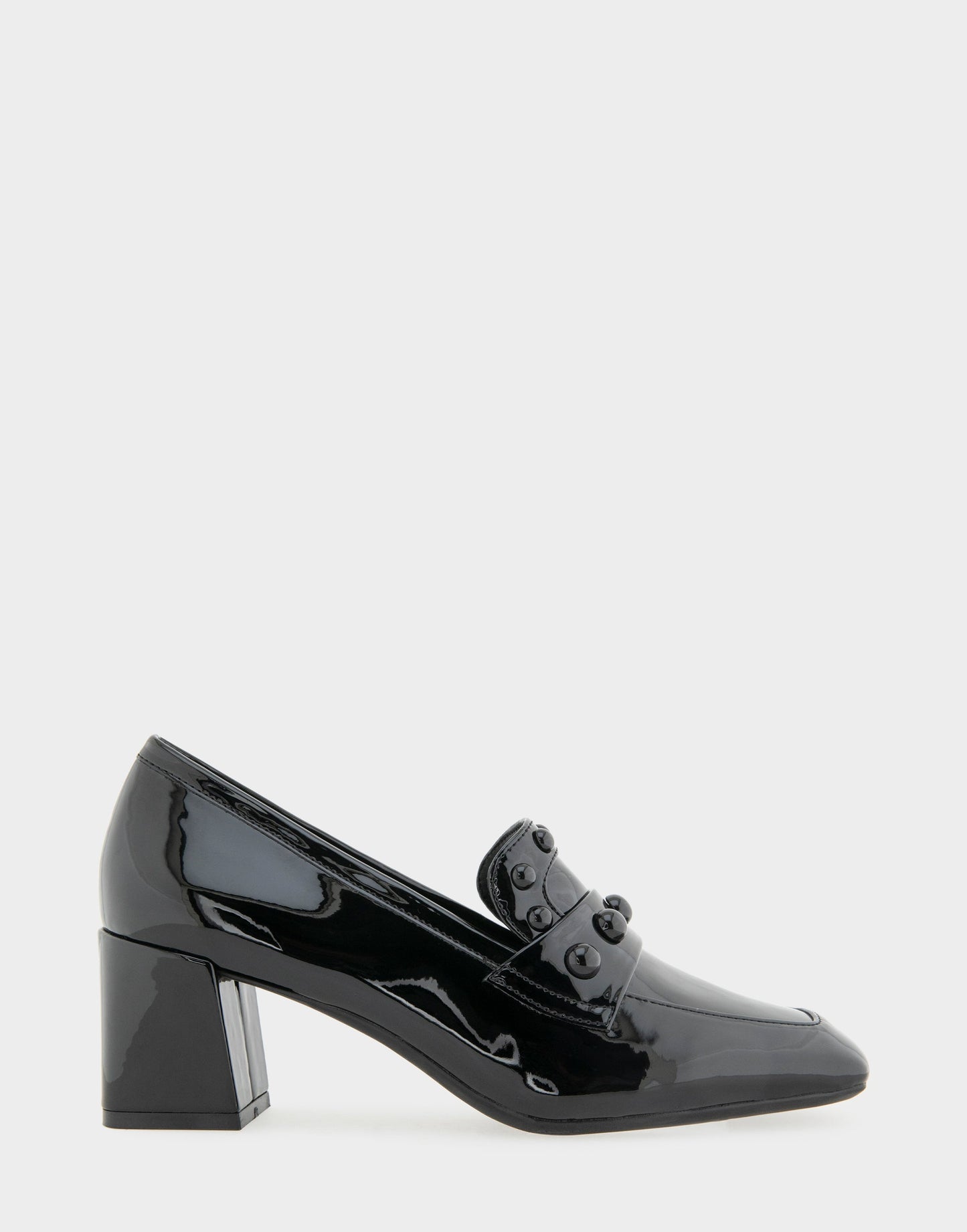 Aerosoles Women's Heeled Loafer in Black Patent