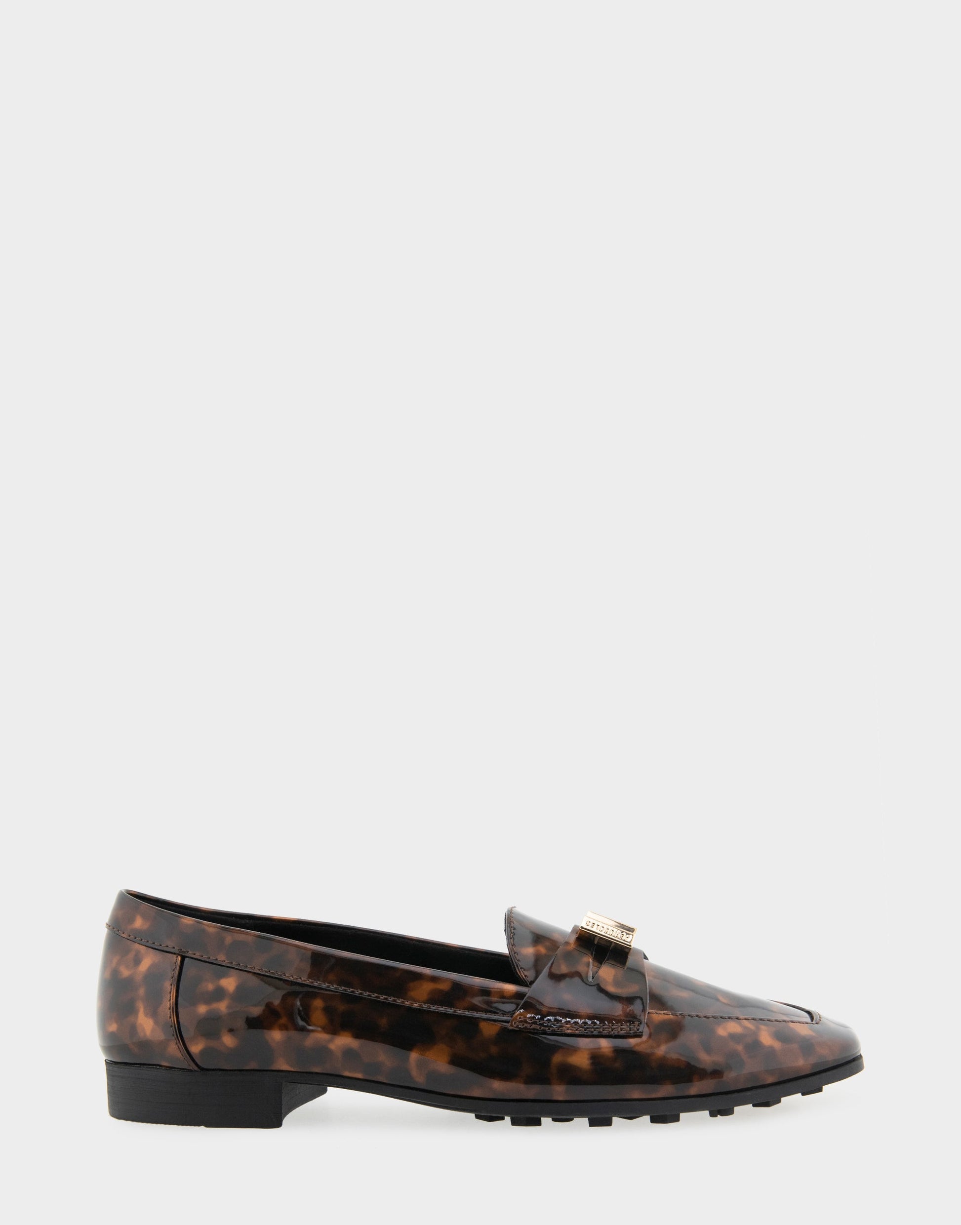 Aerosoles Women's Tailored Loafer in Tortoise Patent