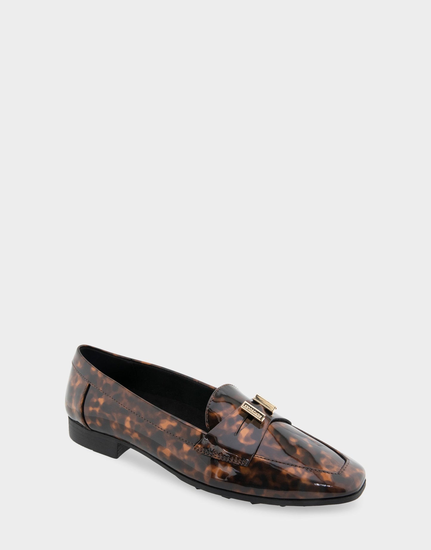 Aerosoles Women's Tailored Loafer in Tortoise Patent