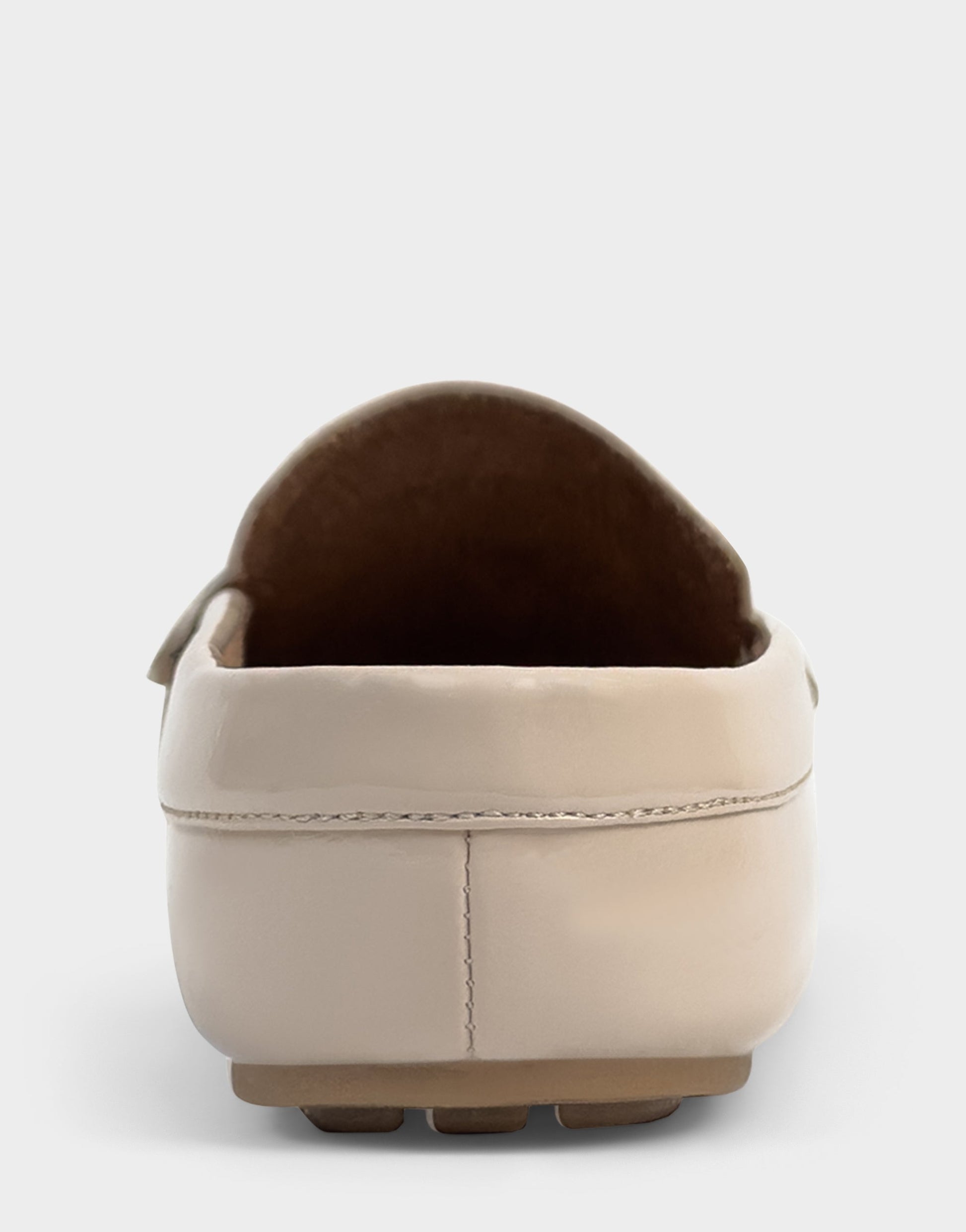 Aerosoles Women's Loafer Mule in Stone Crinkle Patent