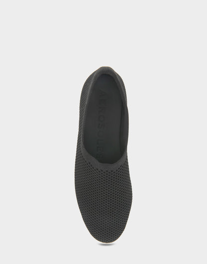 Aerosoles Women's Loafer in Black Knit