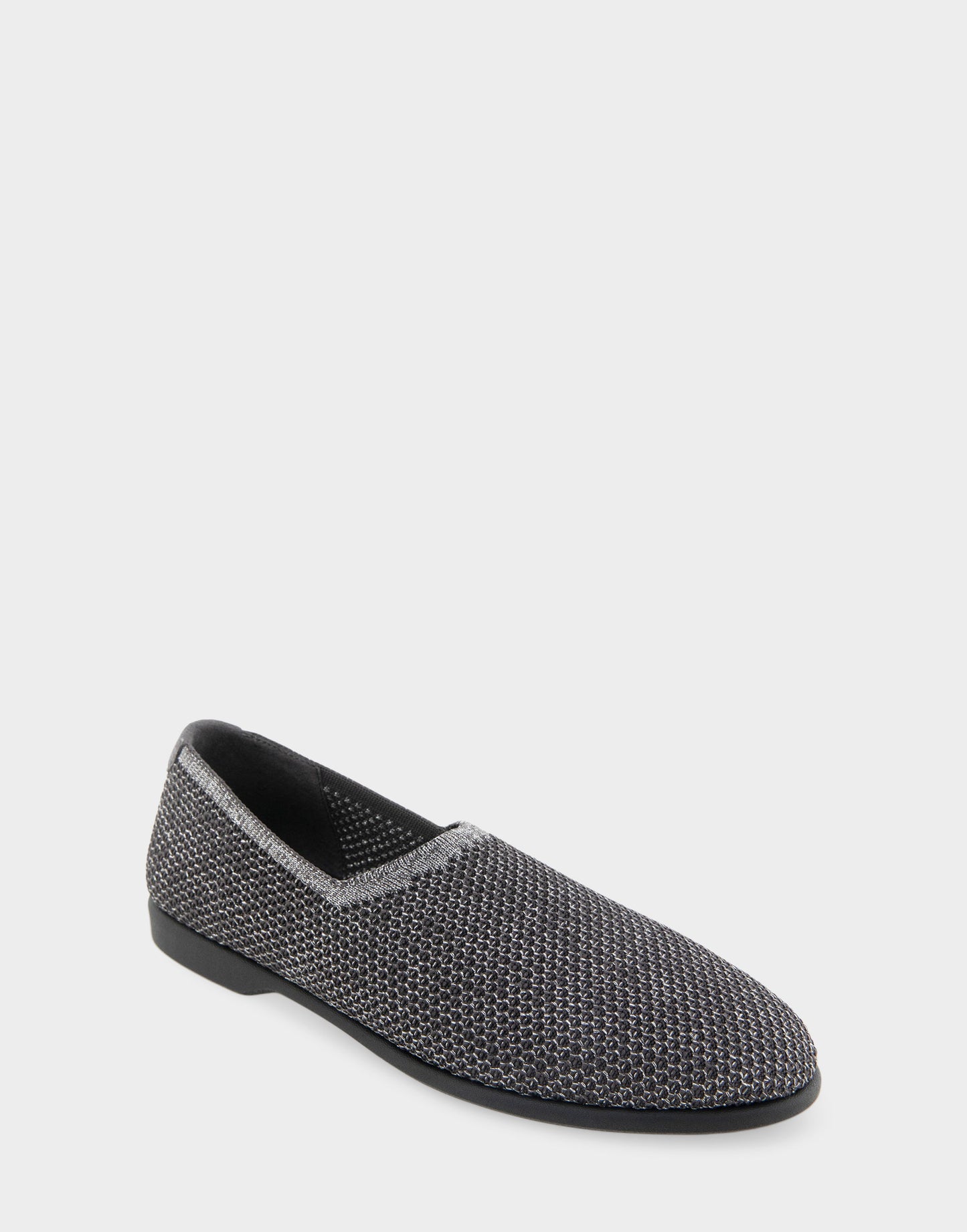 Aerosoles Women's Loafer in Gunmetal Metallic Knit
